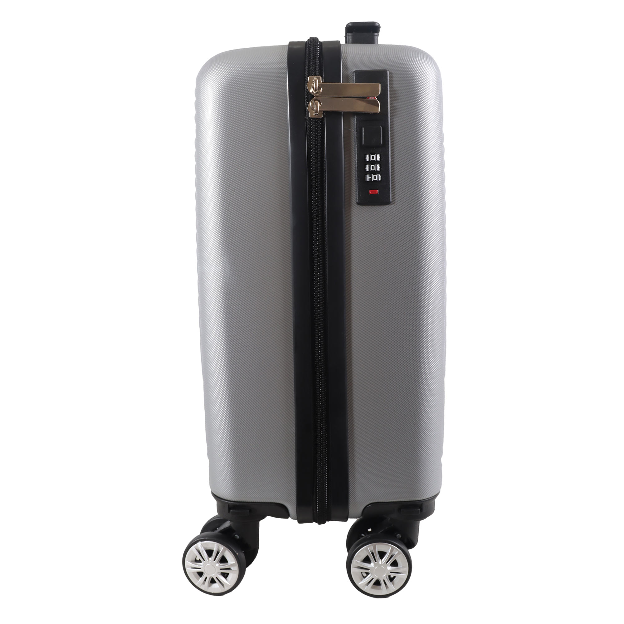 T-HC-US-1633 SILVER RYAN AIR CABIN-SIZED TROLLEY SUITCASE - Image 4