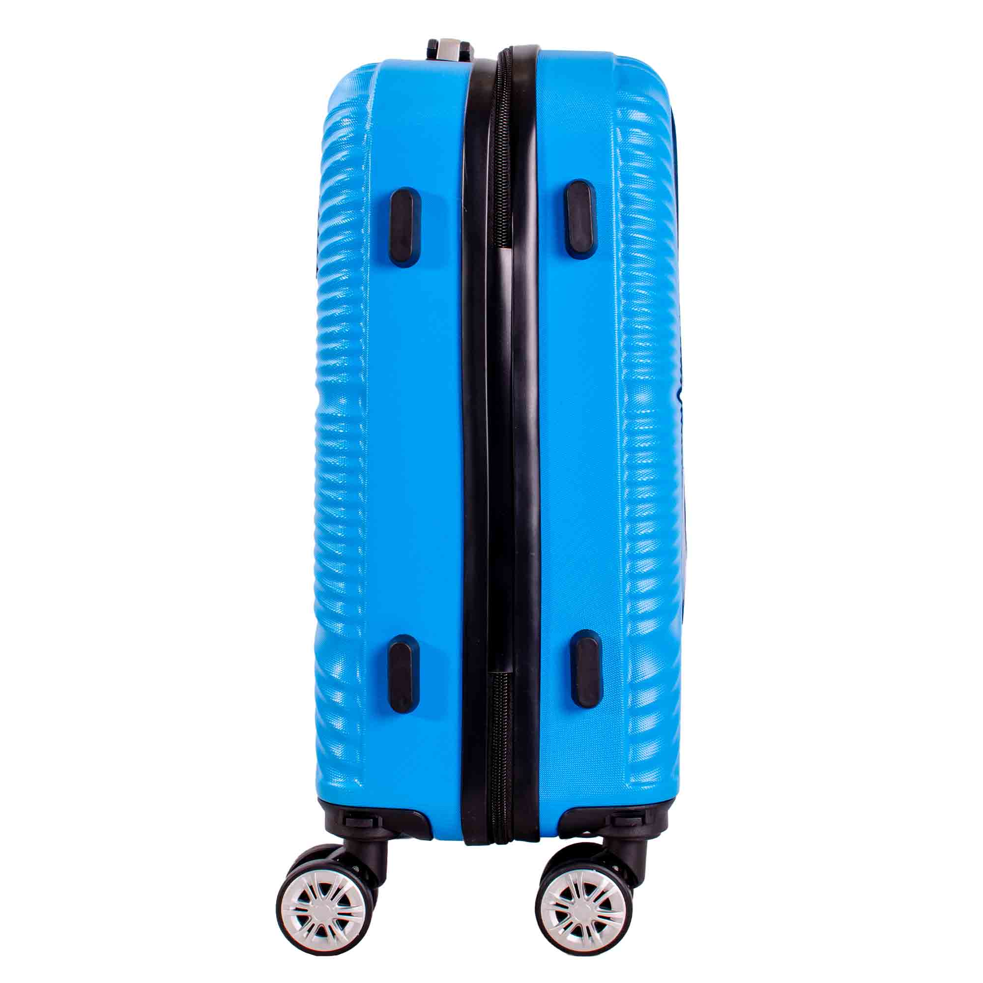 T-HC-US-1829 BLUE CABIN-SIZE EASYJET TRAVEL TROLLEY SUITCASE - Image 3