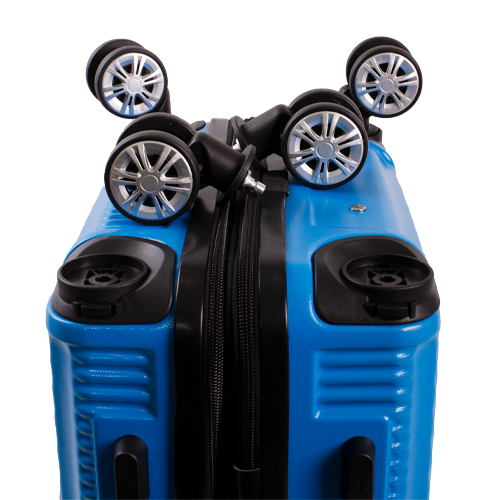 T-HC-US-1830 LIGHT BLUE CABIN-SIZE EASYJET TRAVEL TROLLEY SUITCASE - Image 4