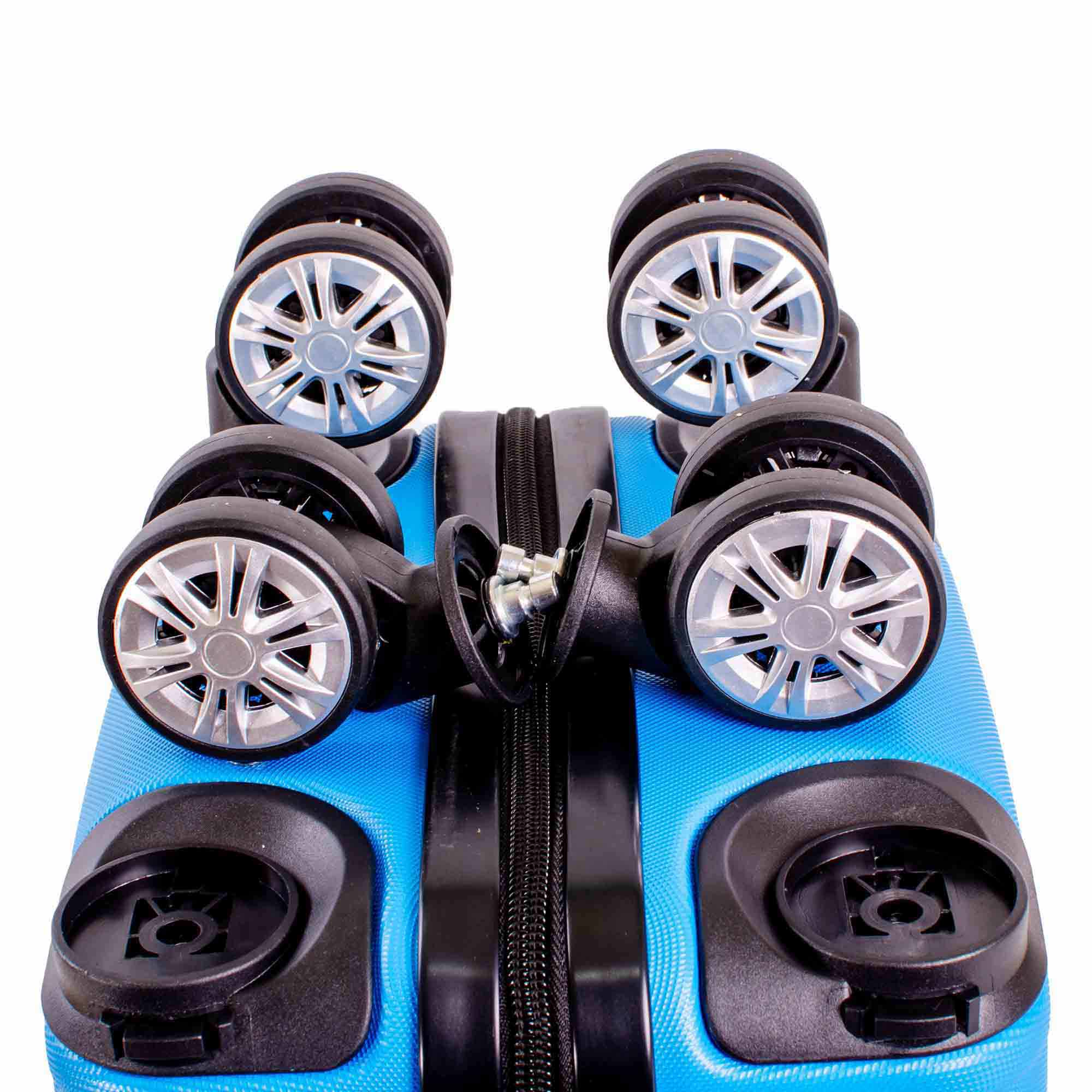 T-HC-US-25 LIGHT BLUE 15.7'' UNDER-SEAT CABIN RYAN AIR SUITCASE - Image 4