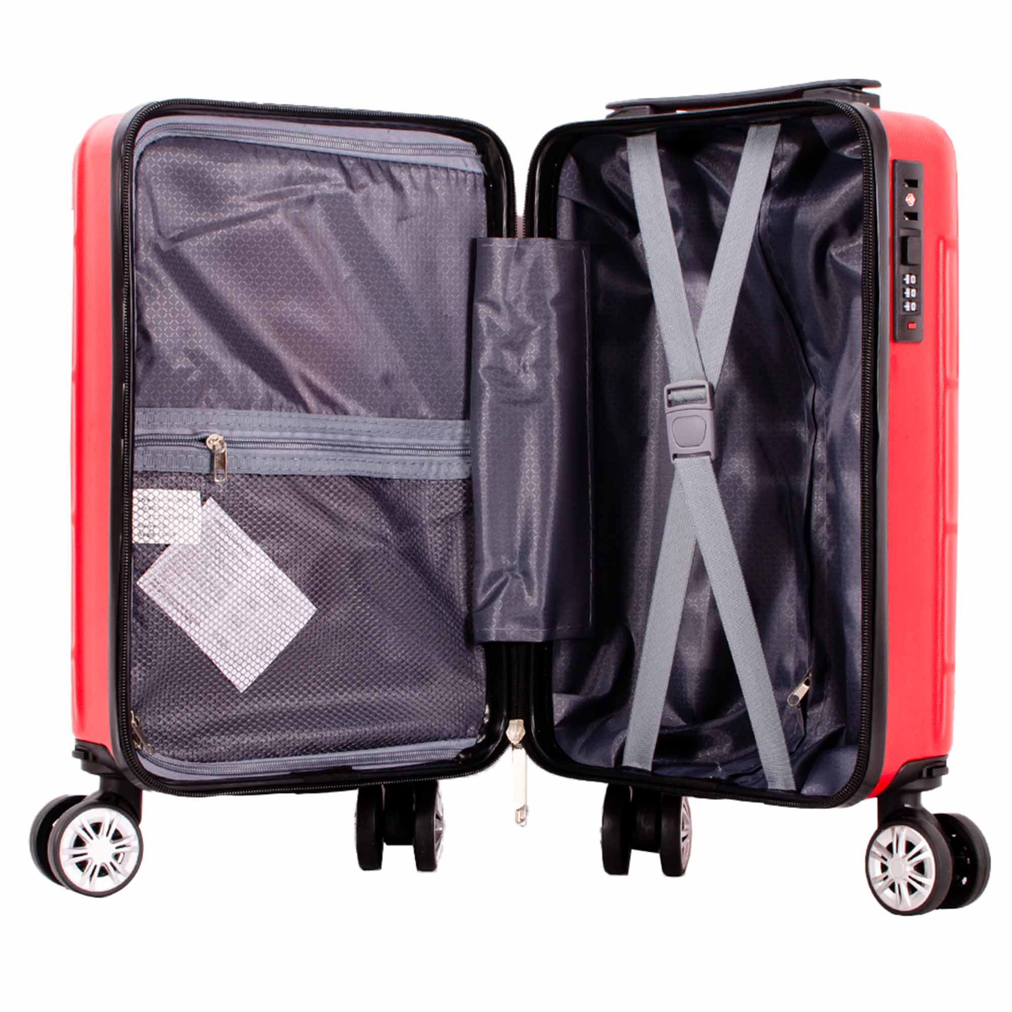 T-HC-US-25 RED 15.7'' UNDER-SEAT CABIN RYAN AIR SUITCASE - Image 2