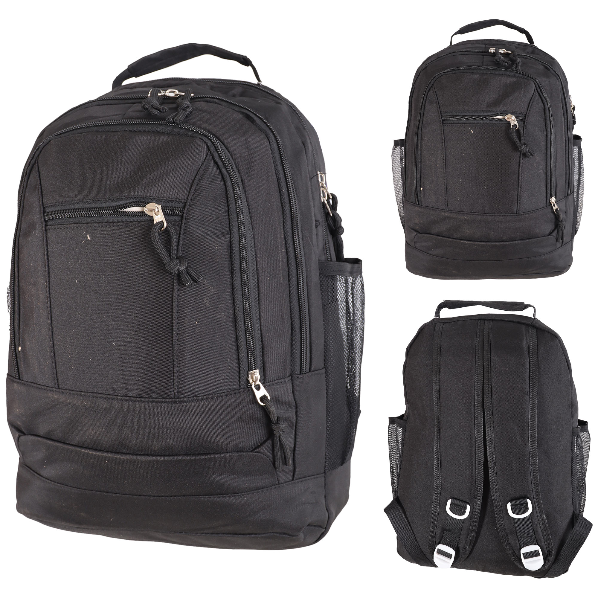 2600 BLACK LORENZ TRAVEL BACKPACK