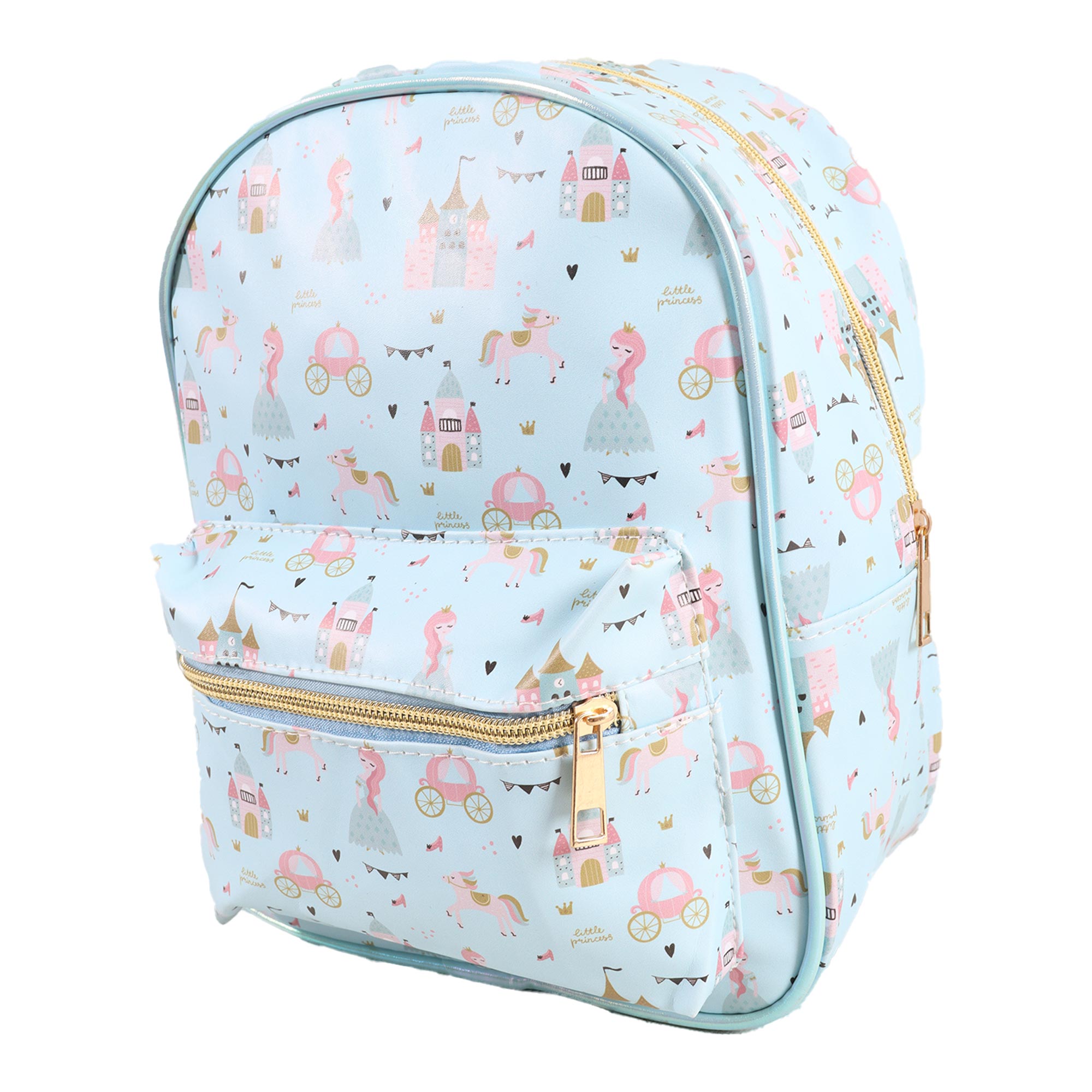 2672 BLUE FAIRYTALE KIDS BACKPACK - Image 2