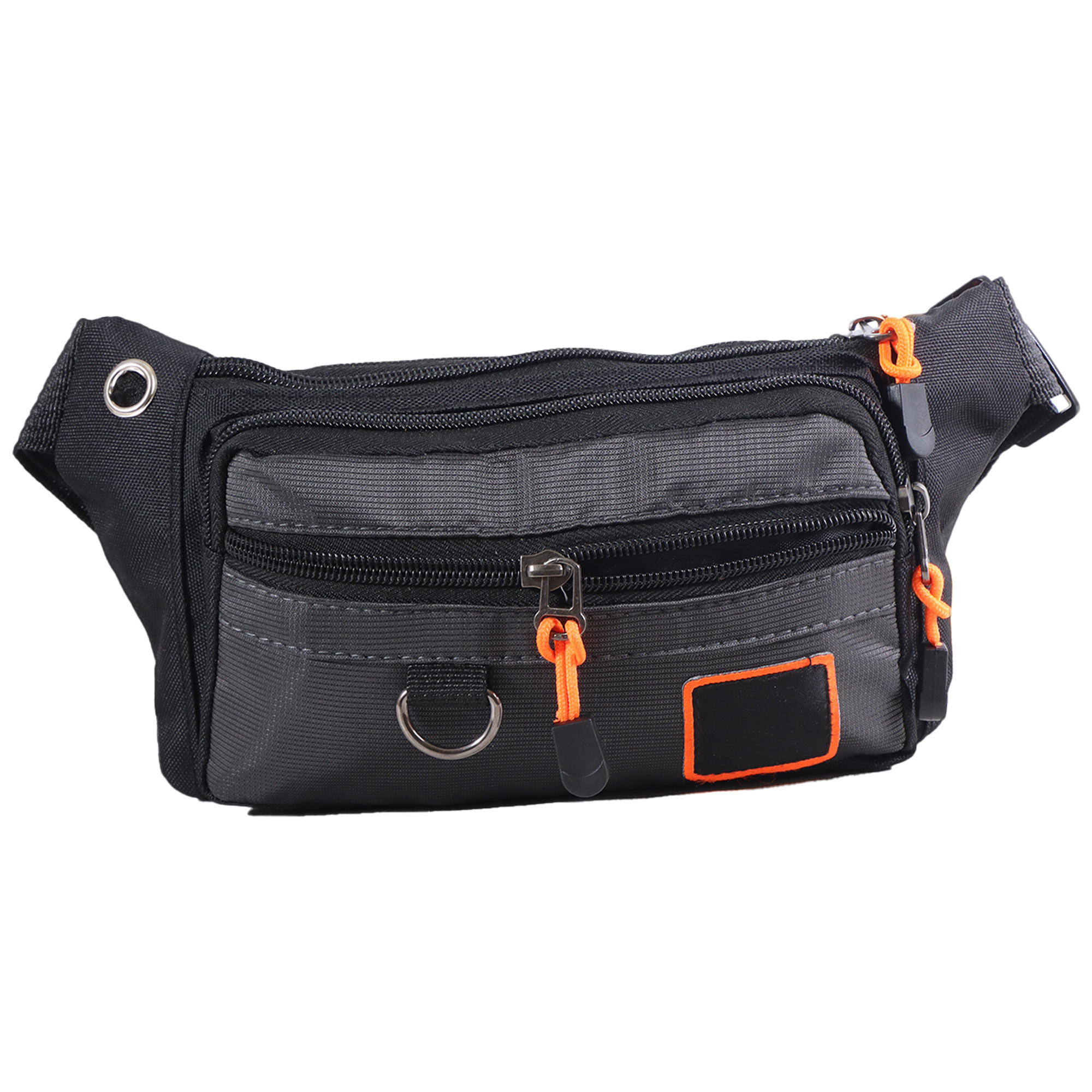 8040 Greyish Black Waist Bag - Image 4
