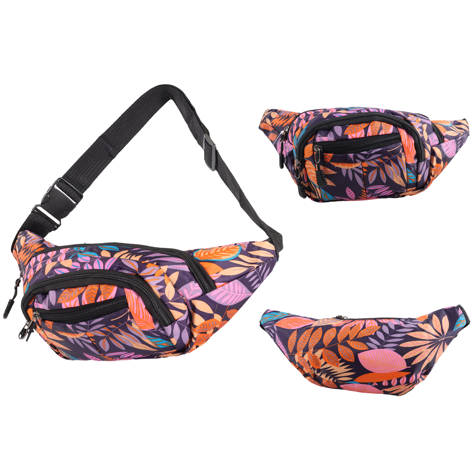 8042 BLUE TROPICAL LORENZ WAIST BAG