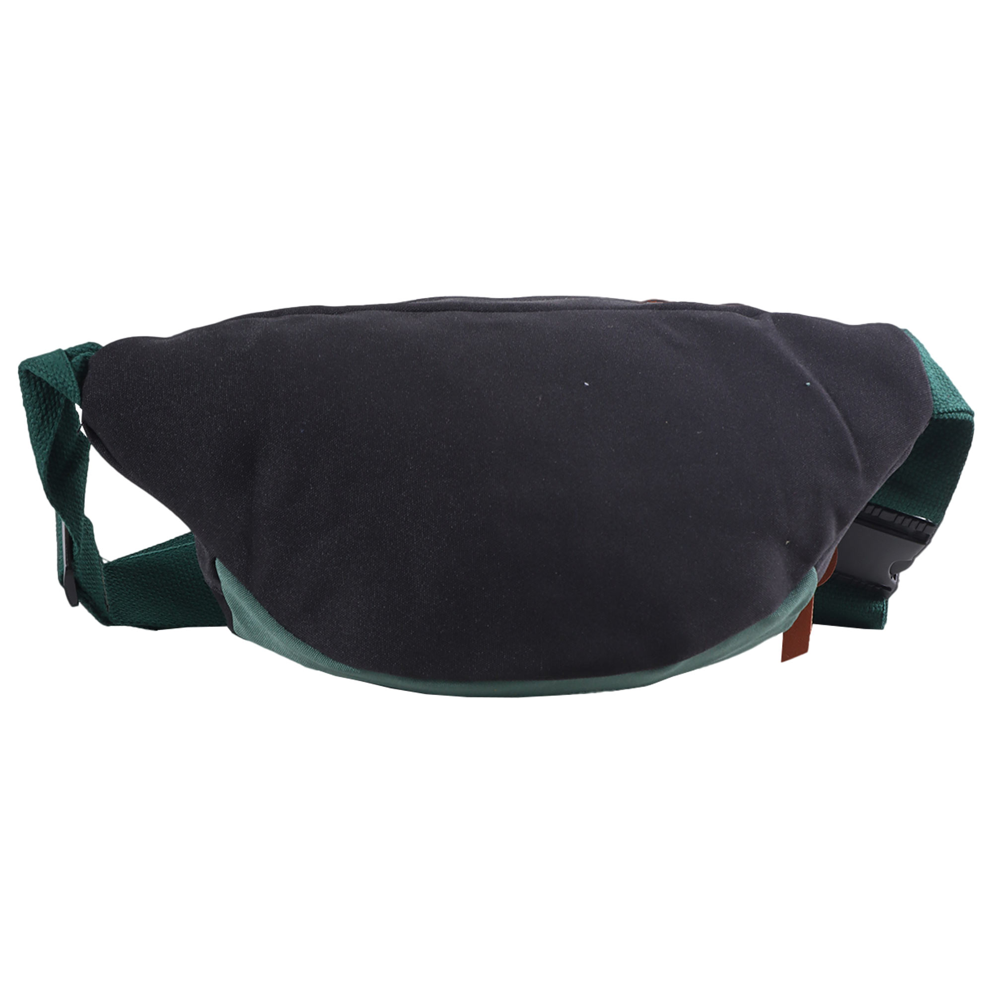 8044 Black and Green Waist Bag - Image 3