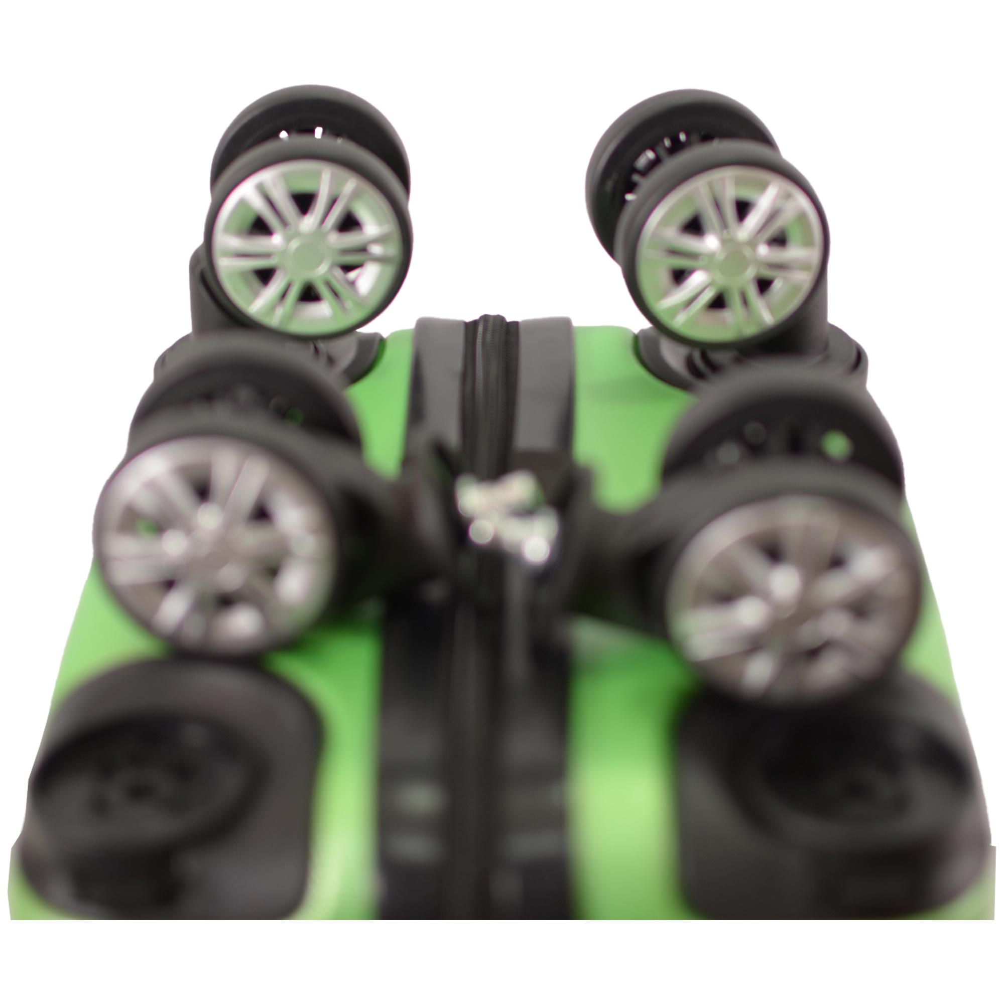 T-HC-US-1615 LIME GREEN UNDER-SEAT CABIN-SIZE TRAVEL TROLLEY - Image 6