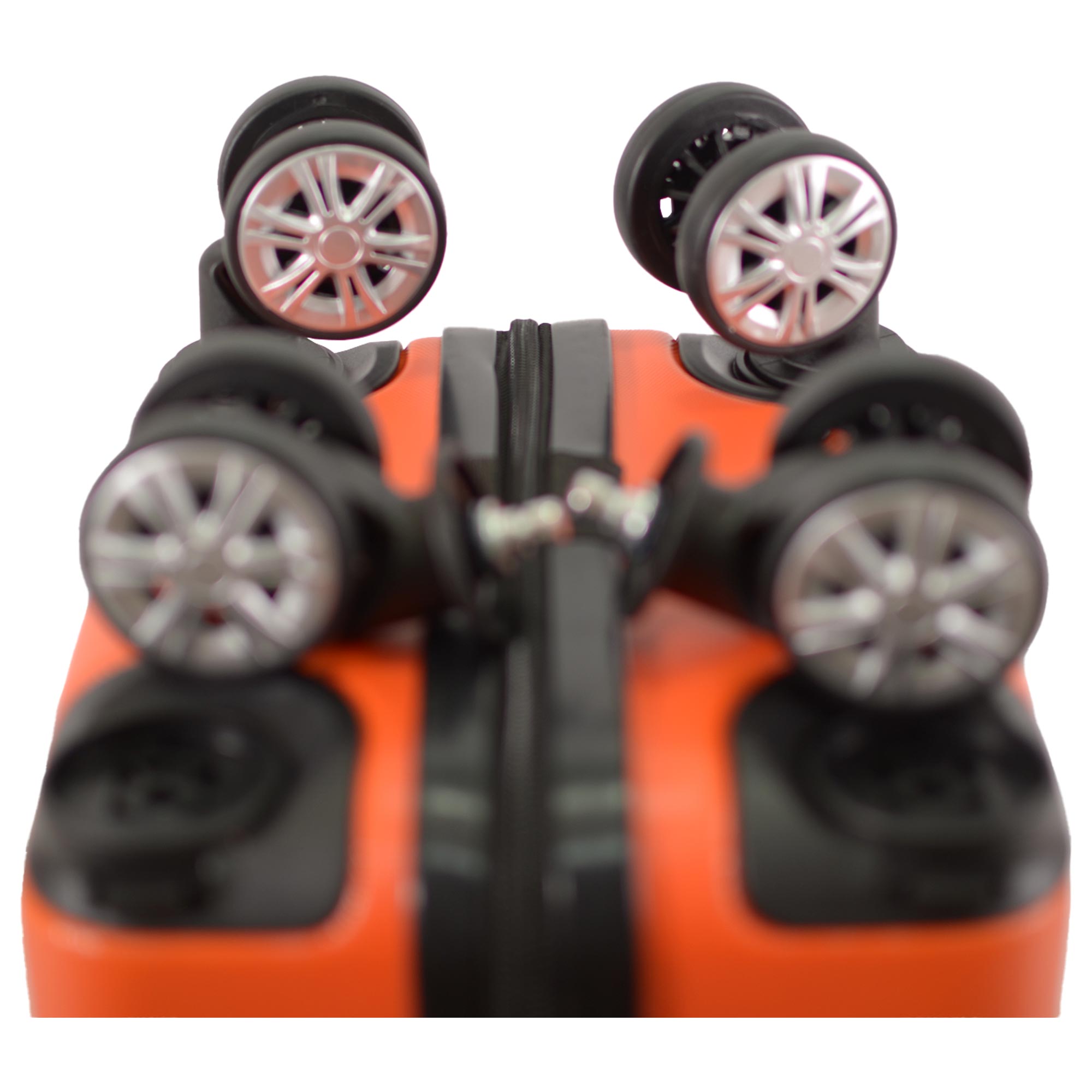 T-HC-US-1615 ORANGE UNDER-SEAT CABIN-SIZE TRAVEL TROLLEY - Image 6