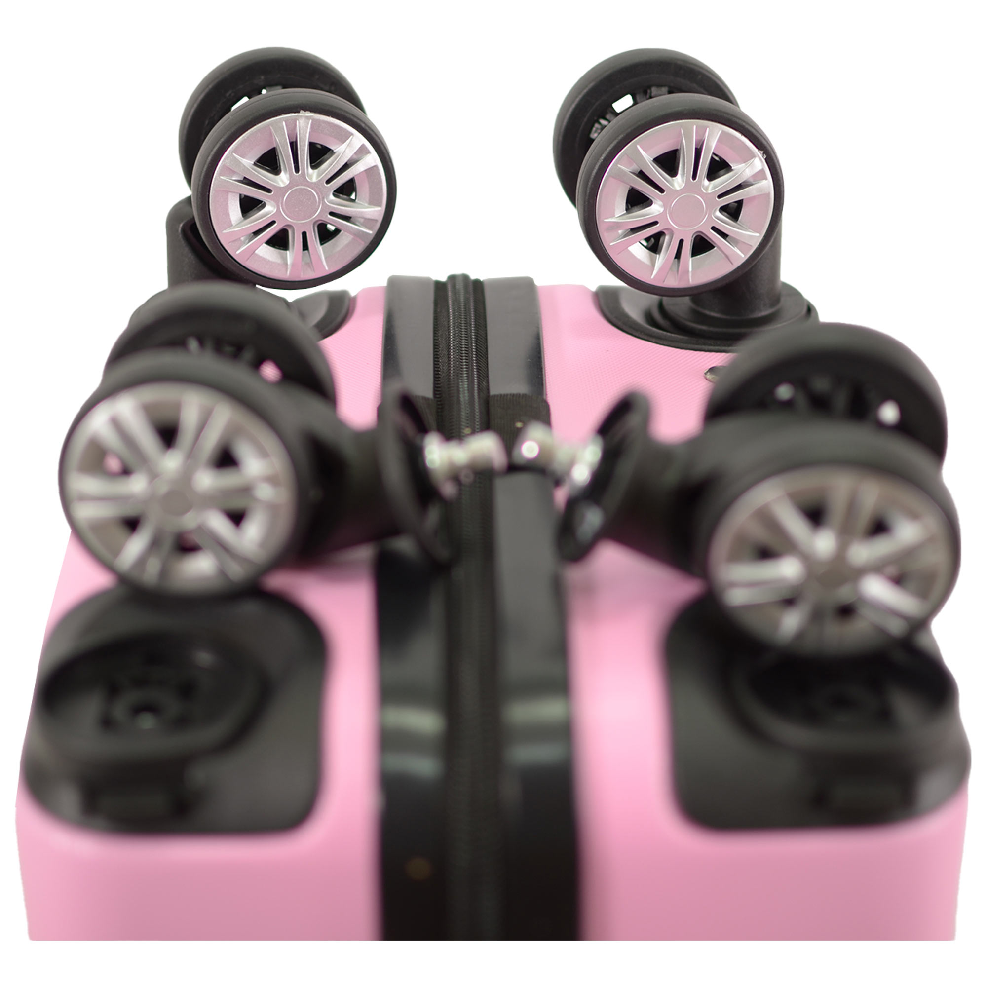 T-HC-US-1615 PINK UNDER-SEAT CABIN-SIZE TRAVEL TROLLEY - Image 6