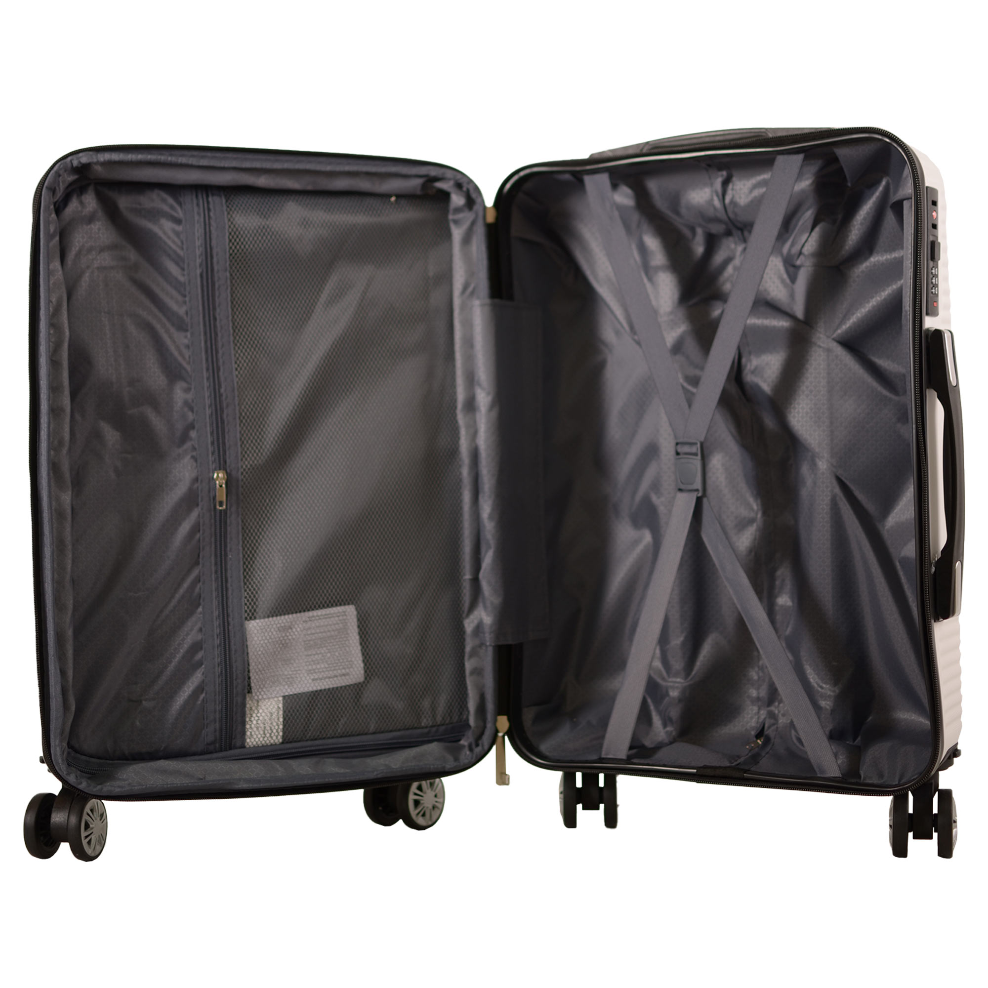 T-HC-US-1630 WHITE RYAN AIR CABIN-SIZED TROLLEY SUITCASE - Image 7