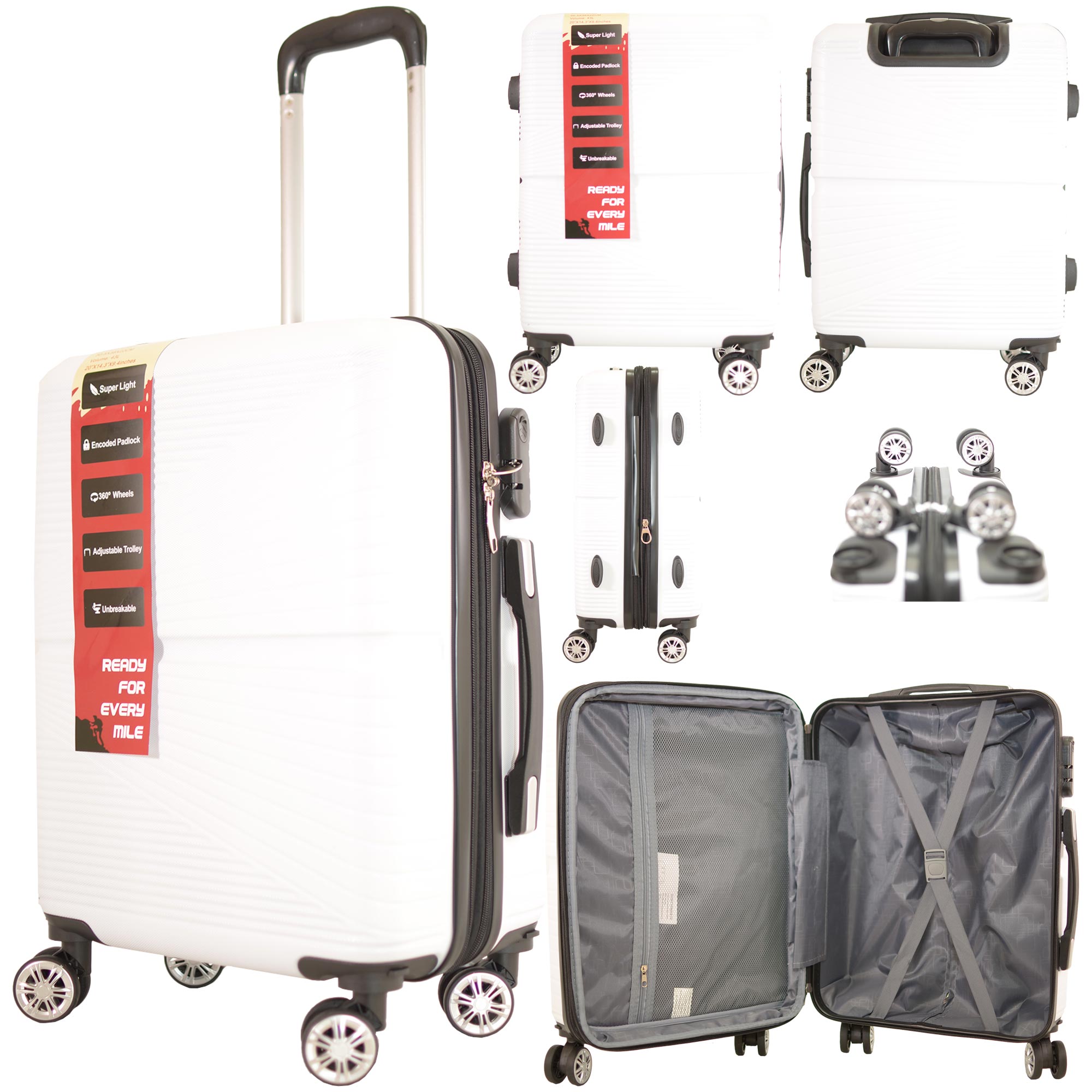 T-HC-CABIN-2012 WHITE TRAVEL TROLLEY