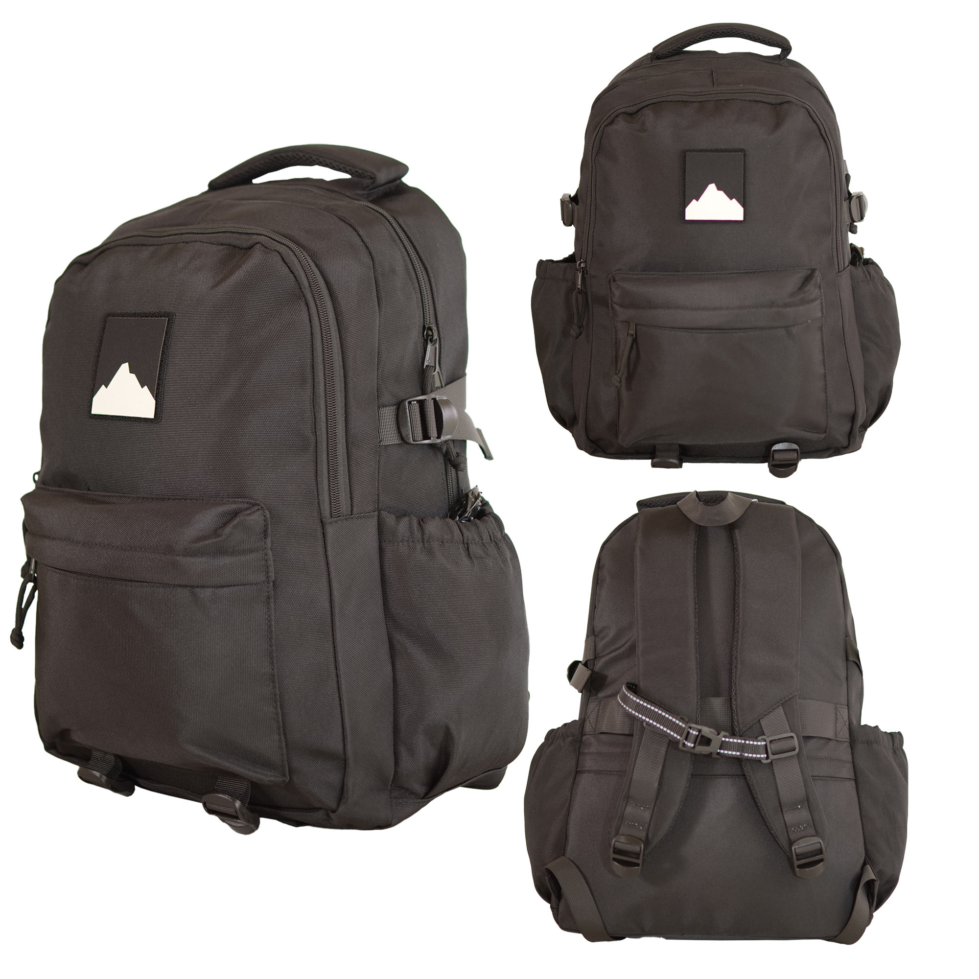 2601 BLACK LORENZ TRAVEL BACKPACK