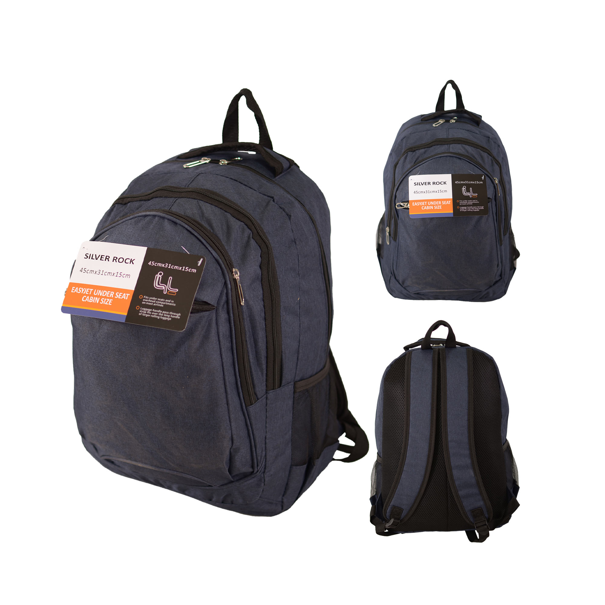 BP-124 NAVY EASYJET TRAVEL BACKPACK