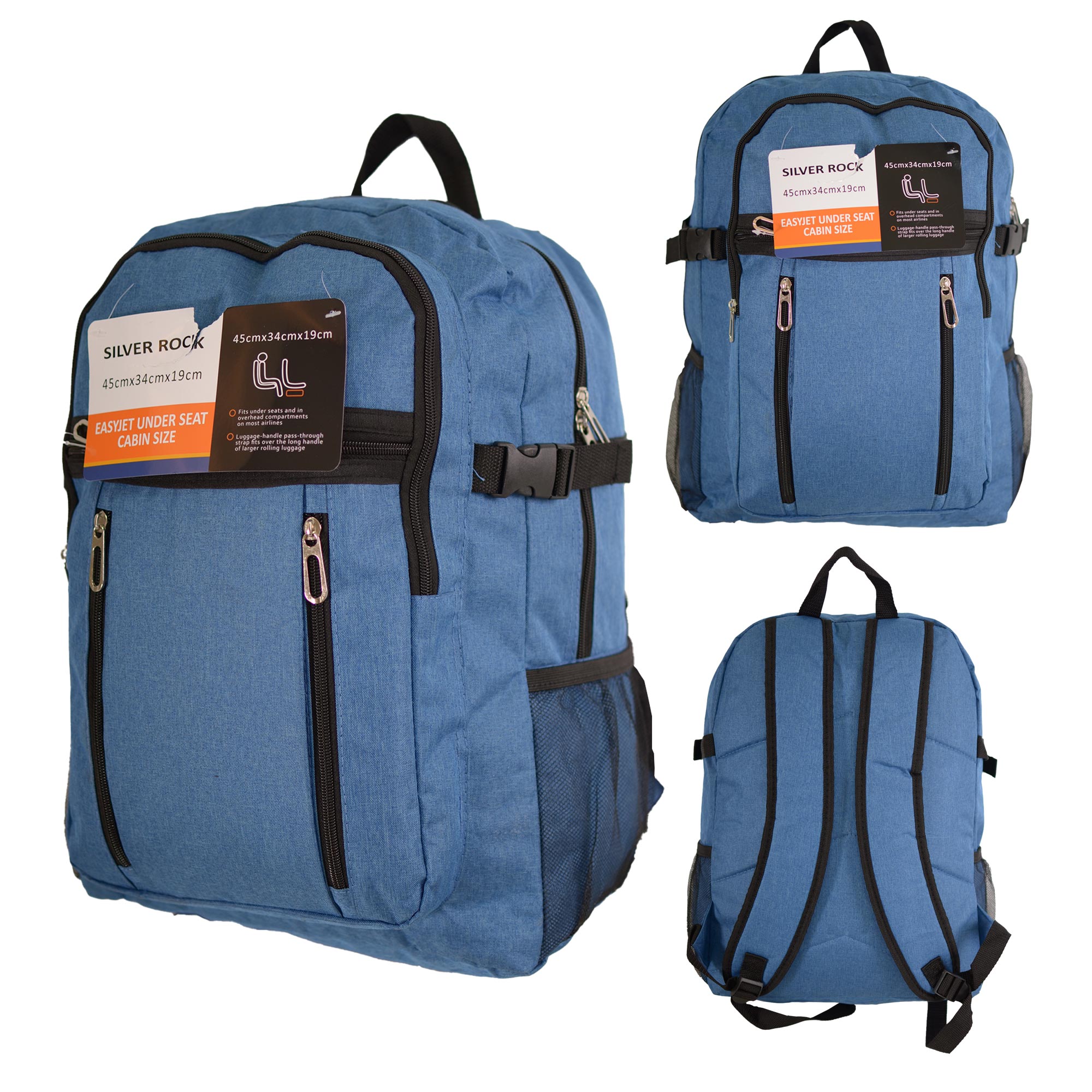 BP-129 BLUE EASYJET TRAVEL BACKPACK