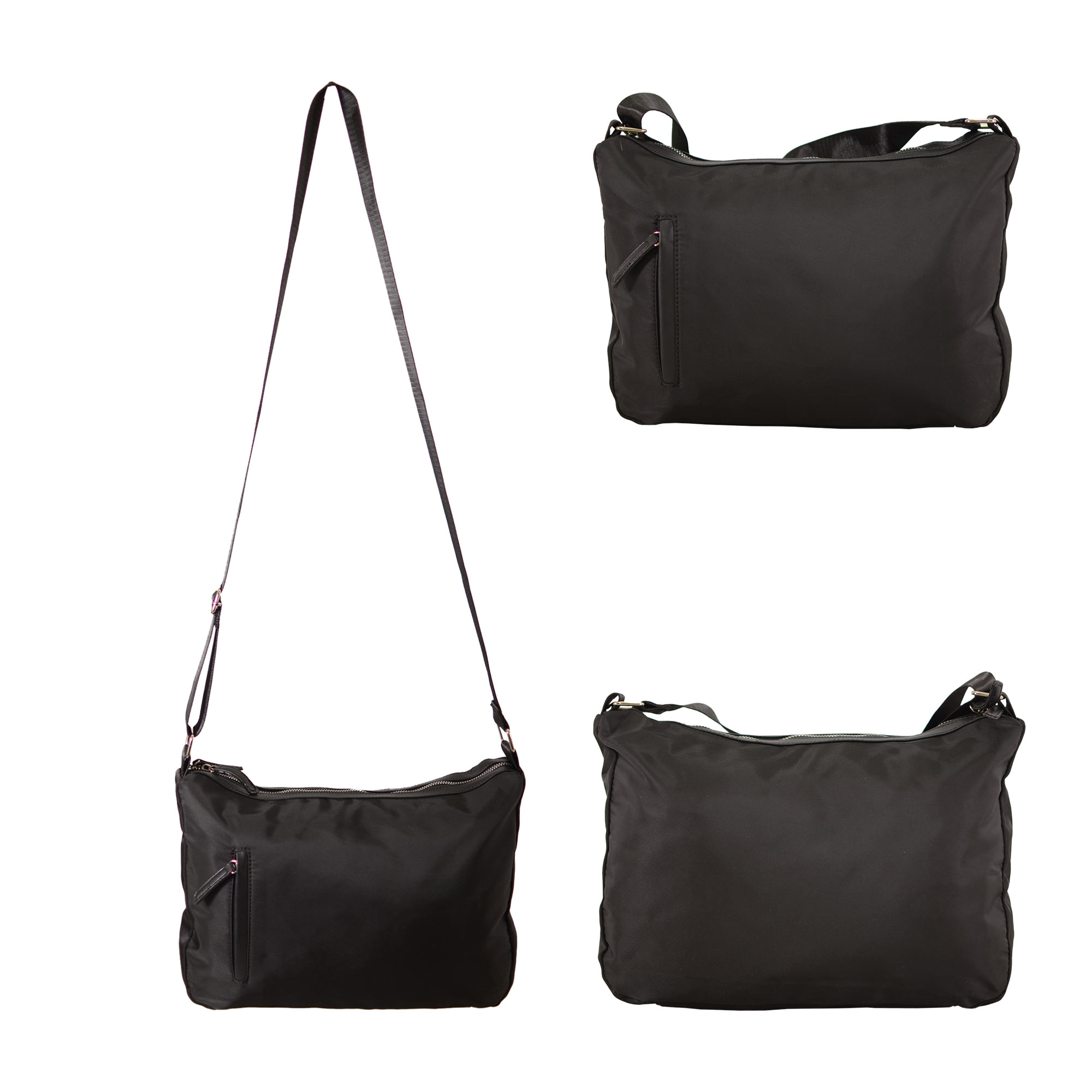 JBNHB52 BLACK SHOULDER BAG 34 X 11 X 25CM