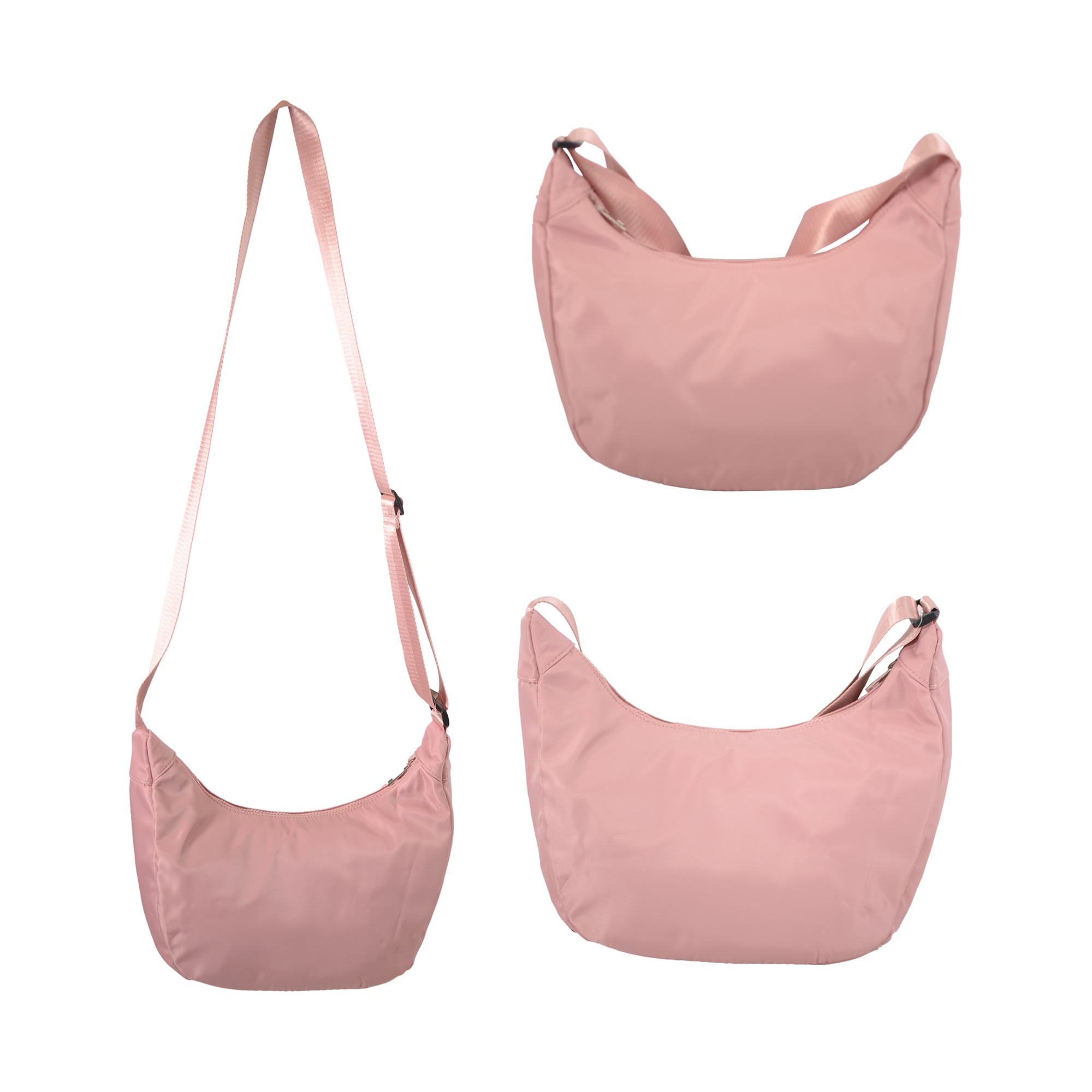 JBNHB59 PINK SATIN HANDBAG