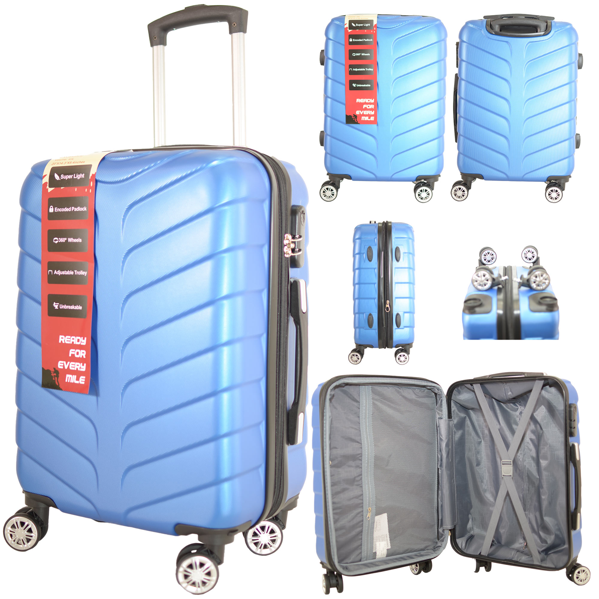 T-HC-CABIN-2025 ROYAL BLUE TRAVEL TROLLEY