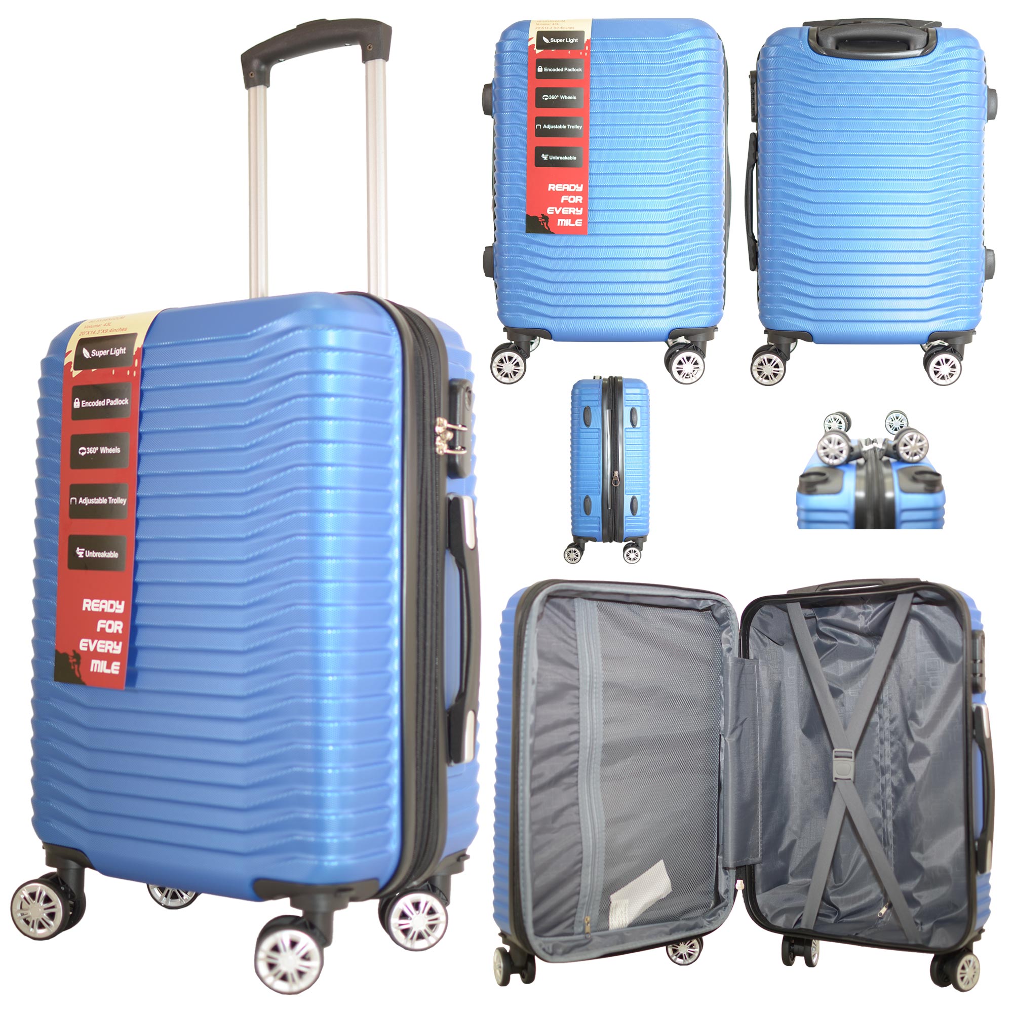 T-HC-CABIN-2026 ROYAL BLUE TRAVEL TROLLEY