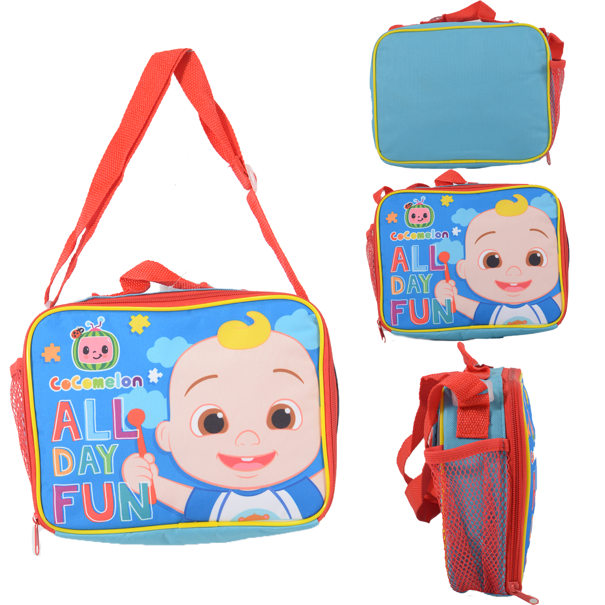 1226HV-2378 COCOMELON KIDS BLUE LUNCHBAG