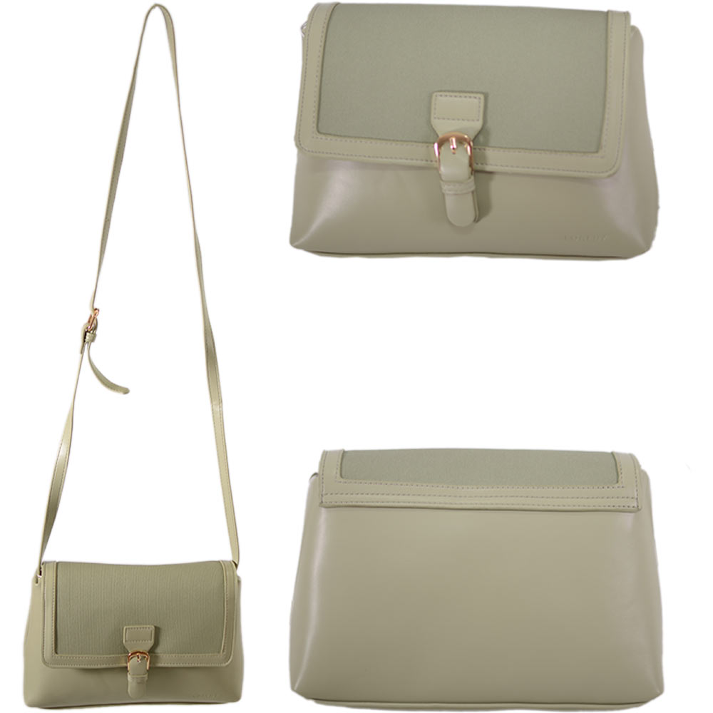 5828 ALL SAGE FAUX LEATHER HANDBAG