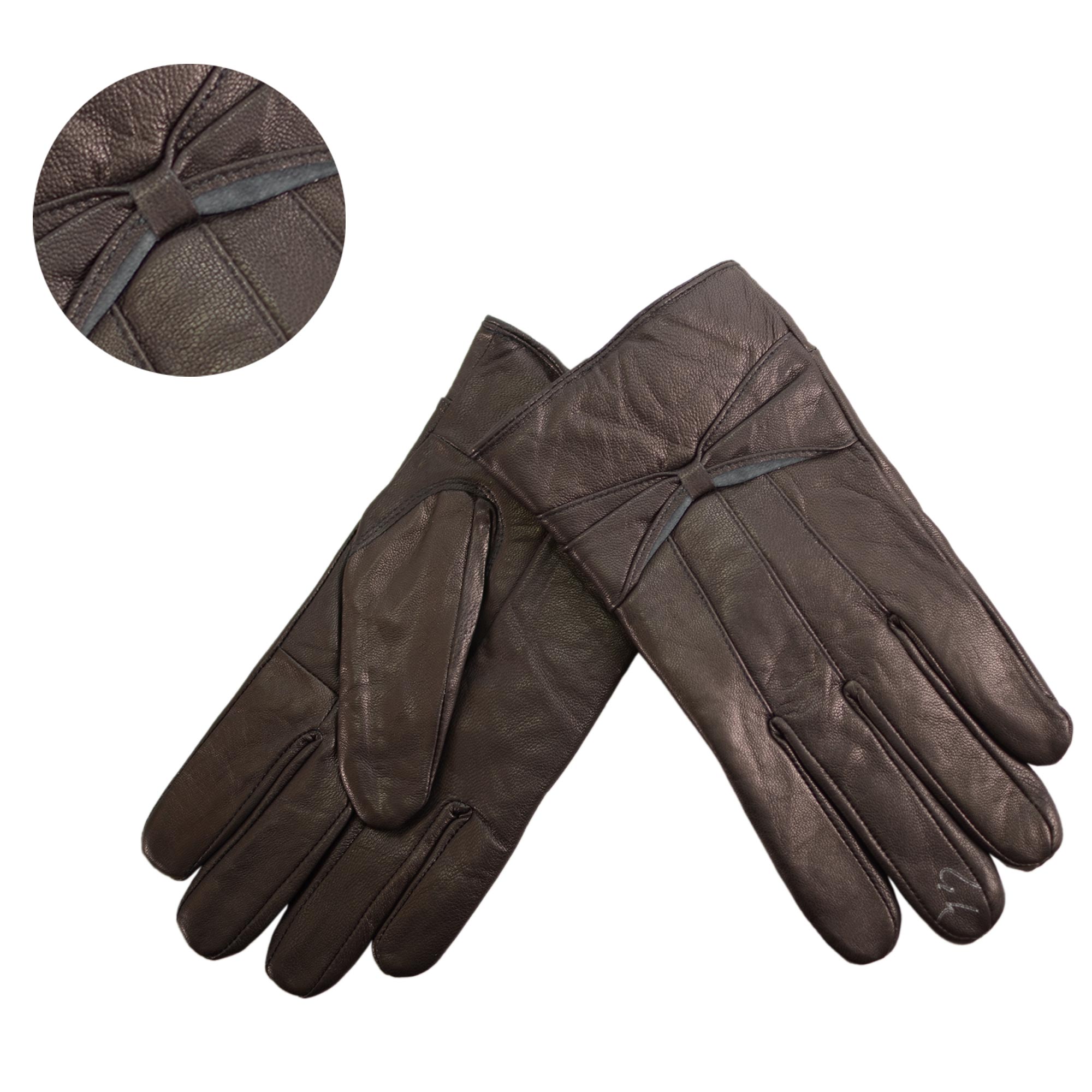 8911 BLACK LEATHER GLOVES MEDIUM