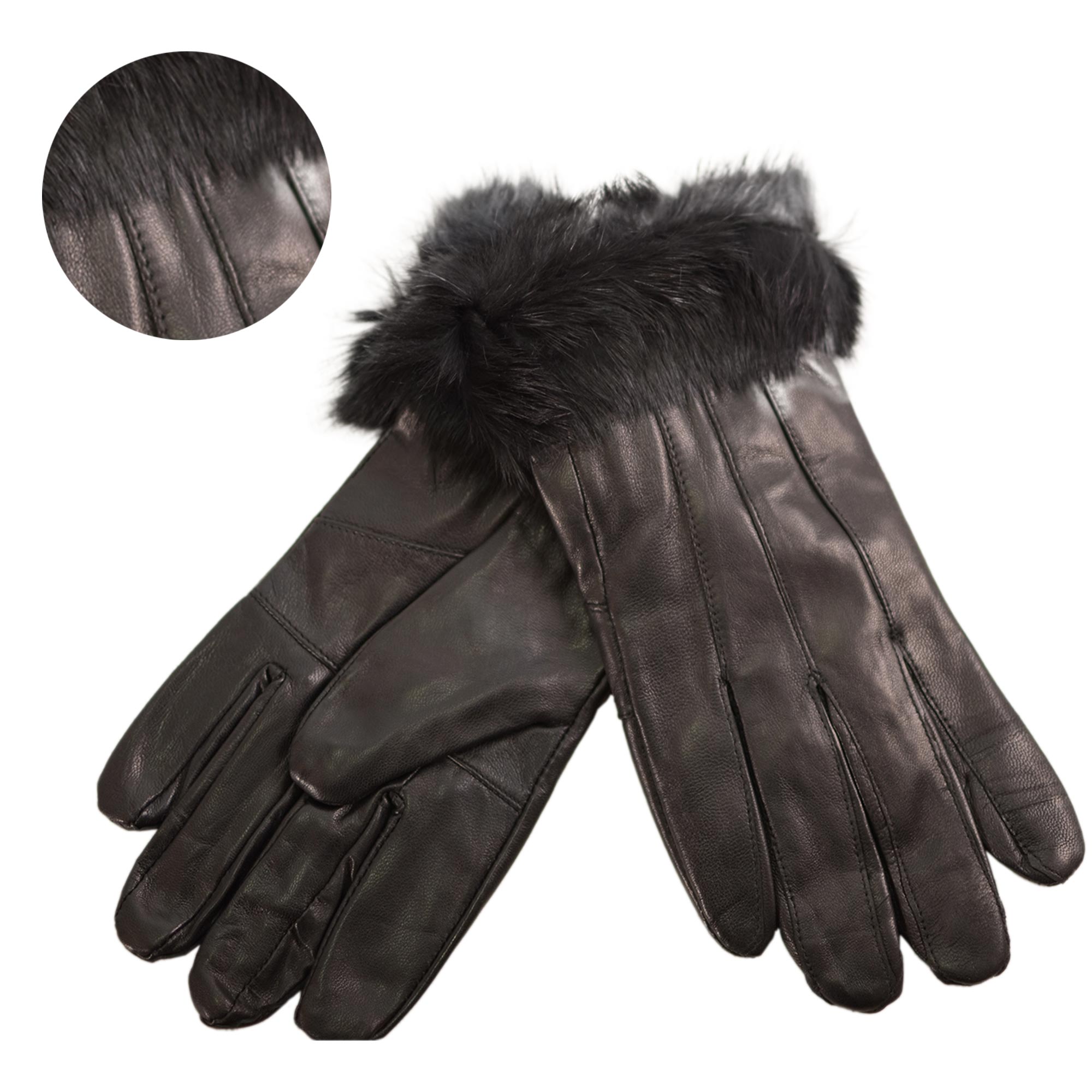 8912 BLACK LEATHER GLOVES EXTRA LARGE