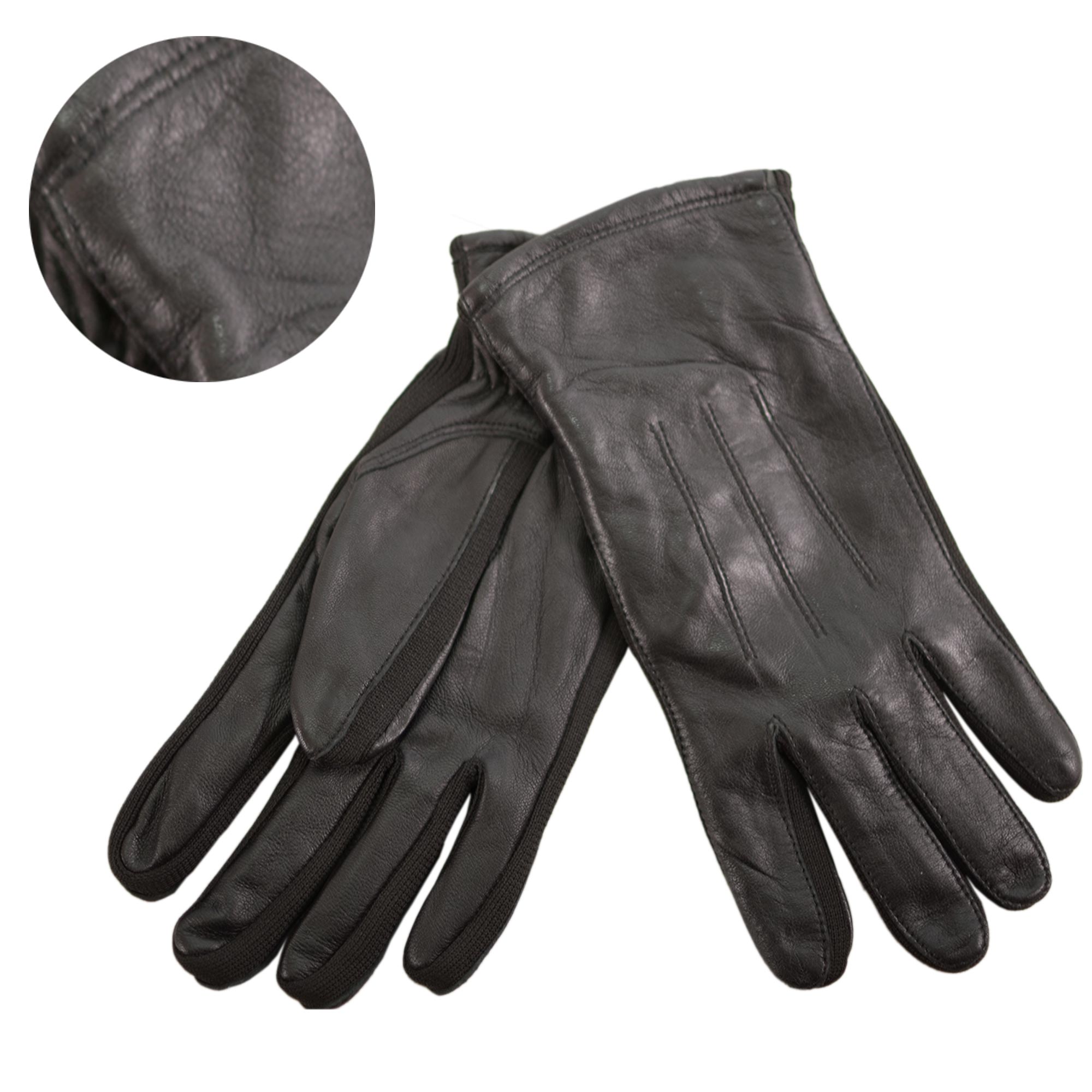 8917 BLACK LEATHER GLOVES EXTRA LARGE