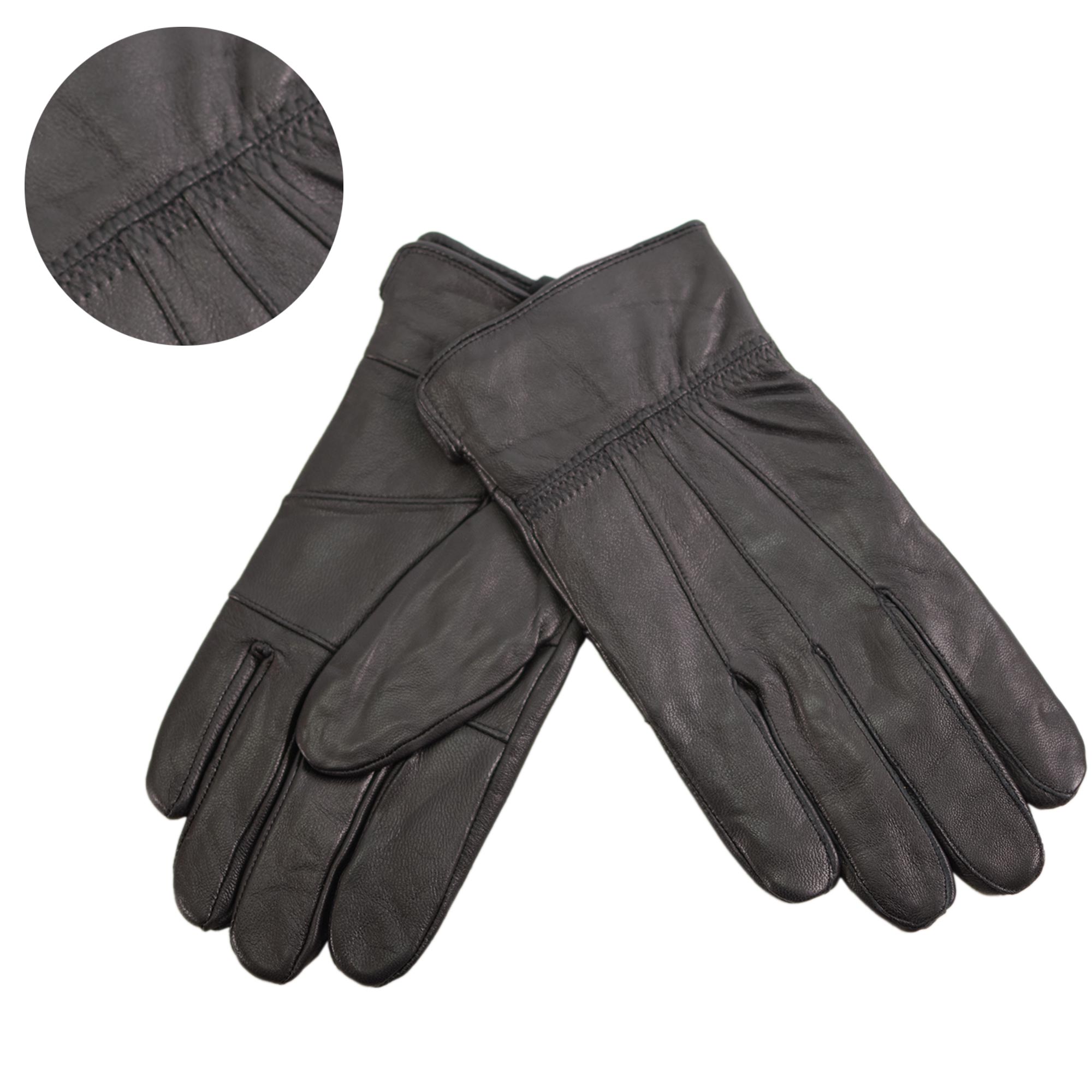 8922 BLACK LEATHER GLOVES SMALL
