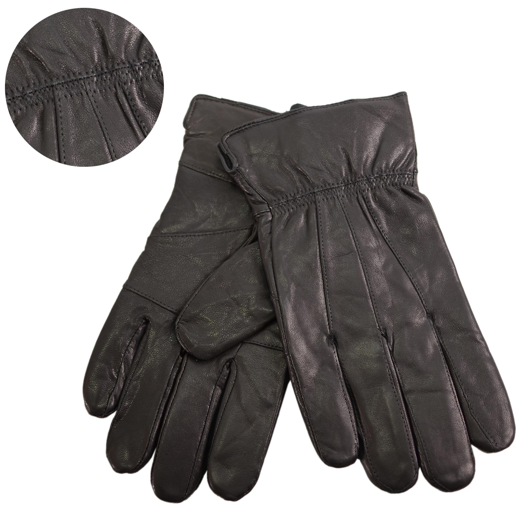 8922 BLACK LEATHER GLOVES EXTRA LARGE