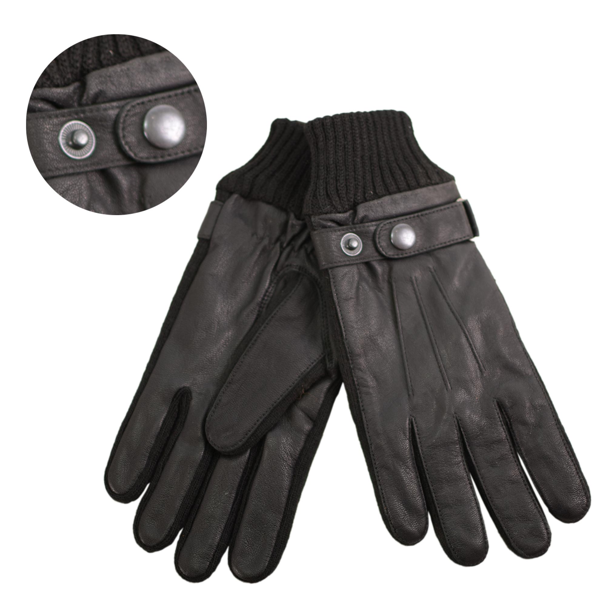 8927 BLACK LEATHER GLOVES SMALL