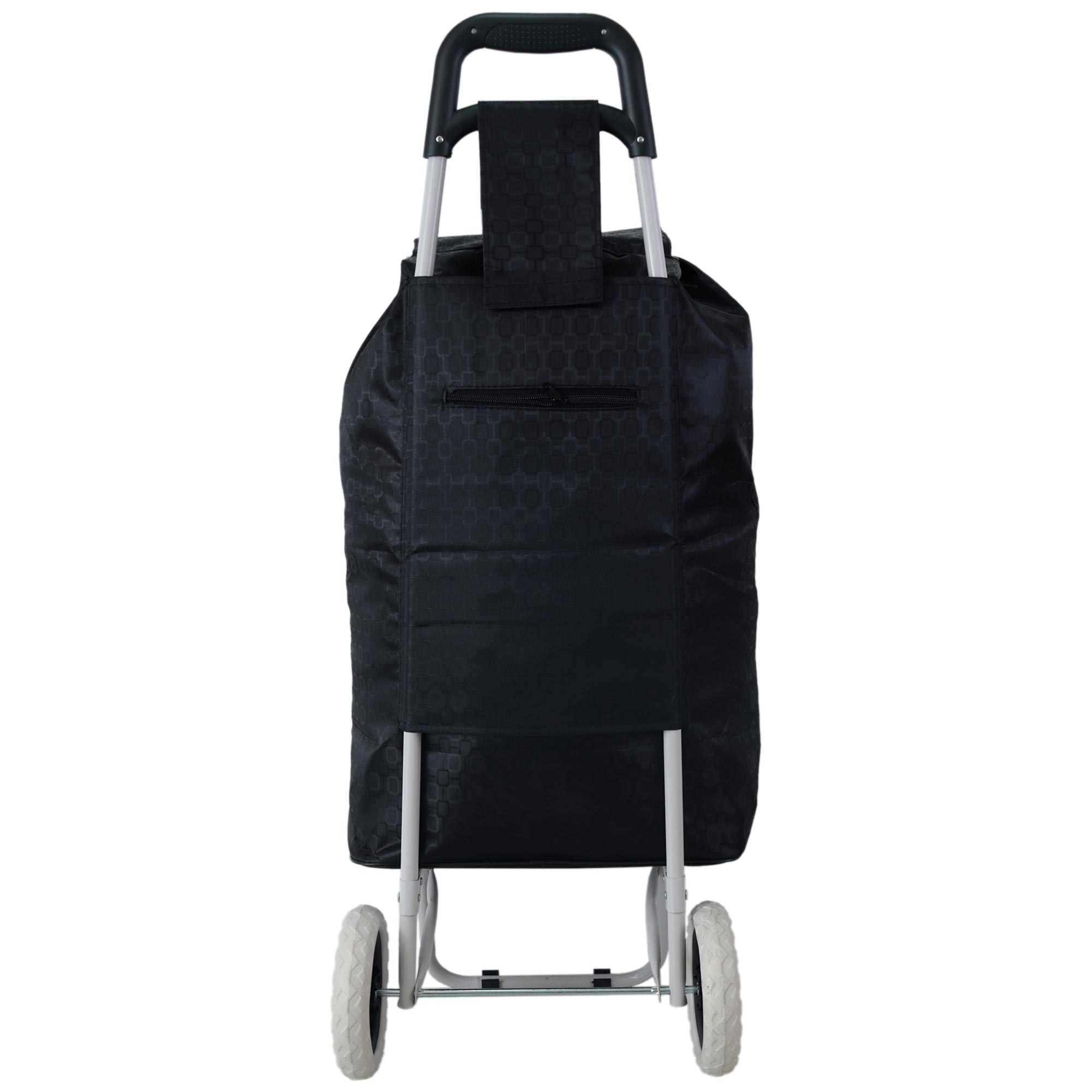 MS-001 BLACK BOX TWO WHEEL SHOPPING TROLLEY - Image 4