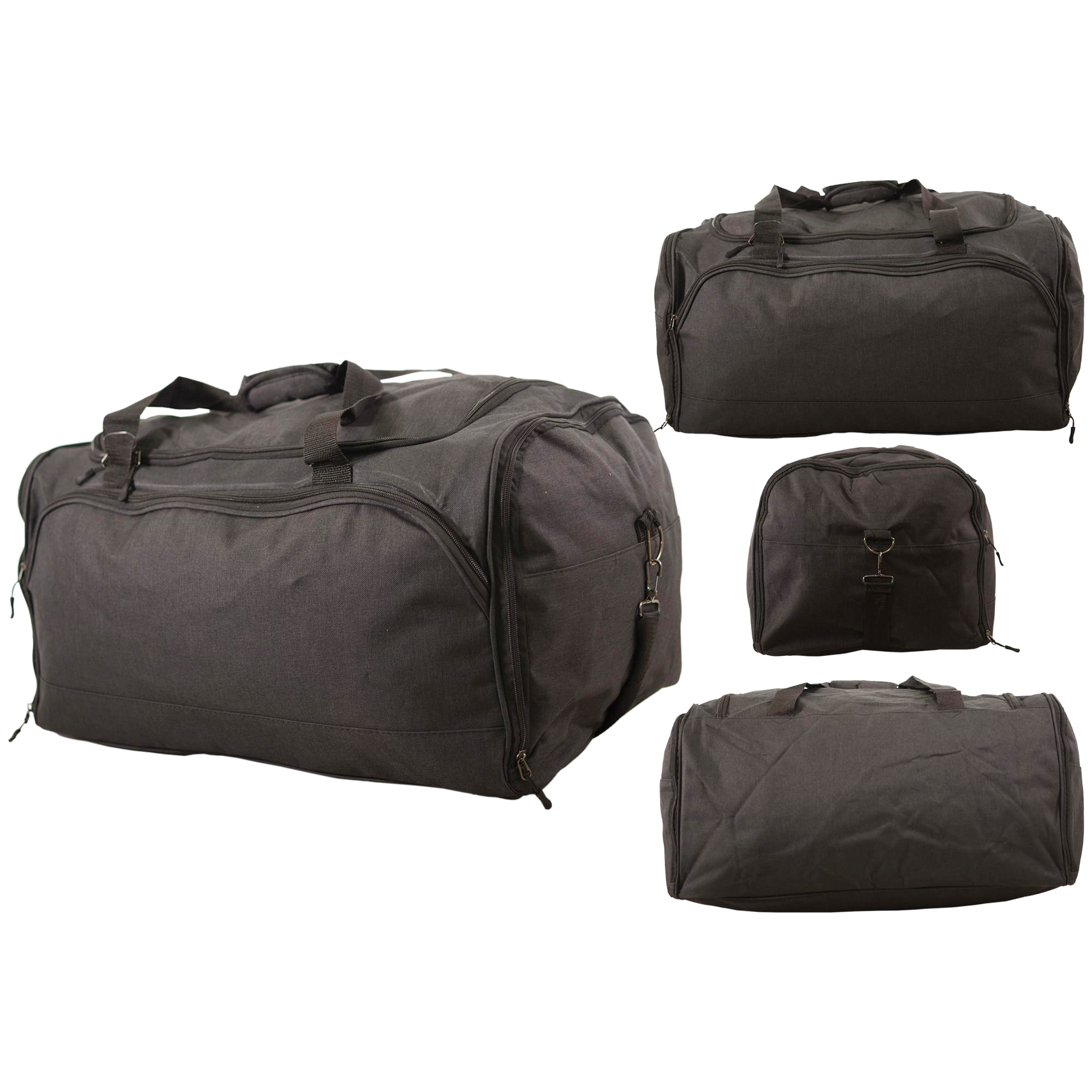 TB-214 BLACK SHOULDER TRAVEL BAG