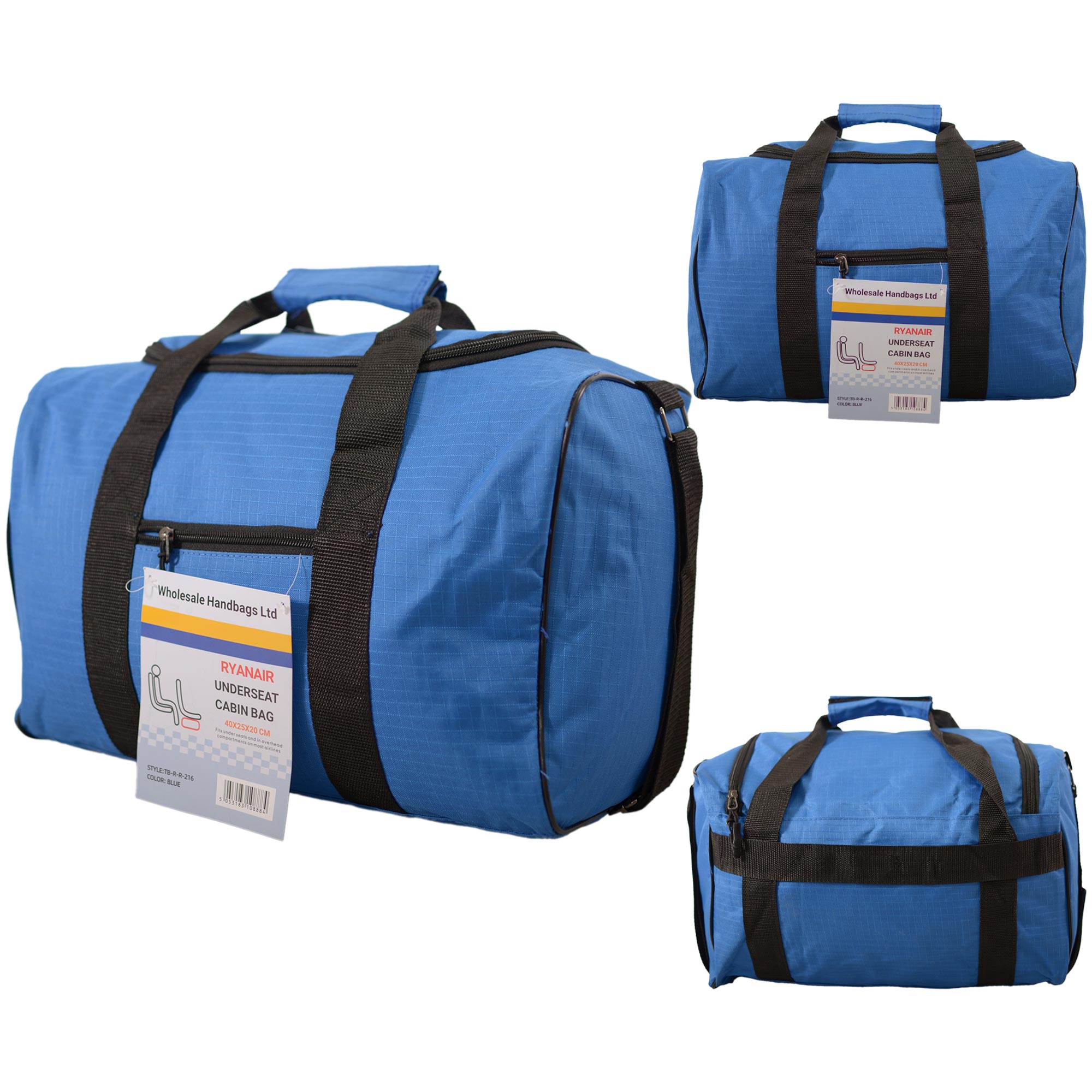 TB-R-R-216 BLUE RYANAIR UNDERSEAT CABIN BAG