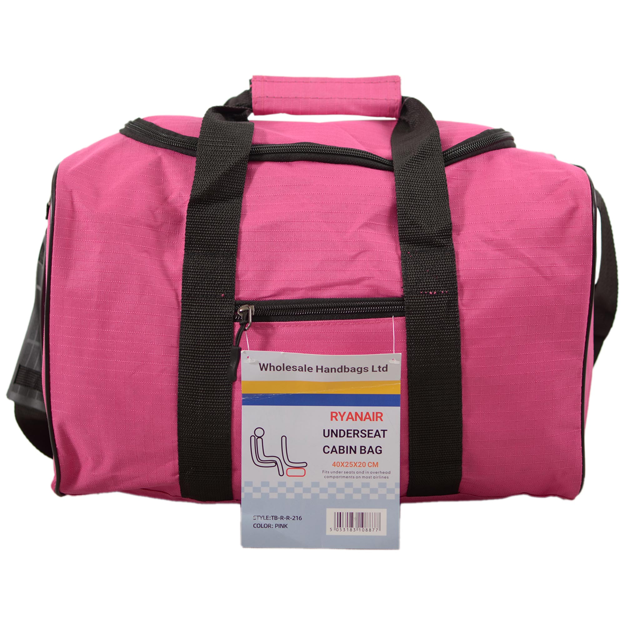 TB-R-R-216 PINK RYANAIR UNDERSEAT CABIN BAG - Image 3