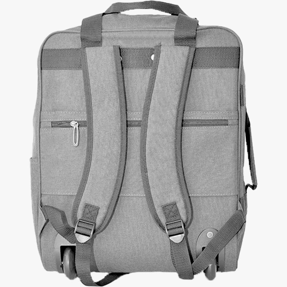 TR-E-002 GREY EASYJET UNDERSEAT CABIN SIZE 2-WHEELED BACKPACK - Image 2