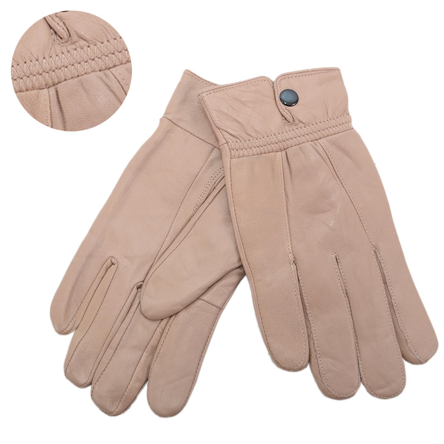 8910 MINK LEATHER GLOVES SMALL