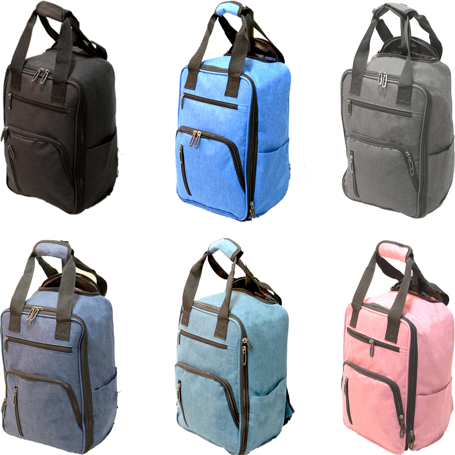 TR-R-002 BOX OF 10 WHEELED RYANAIR UNDERSEAT CABIN BAGS