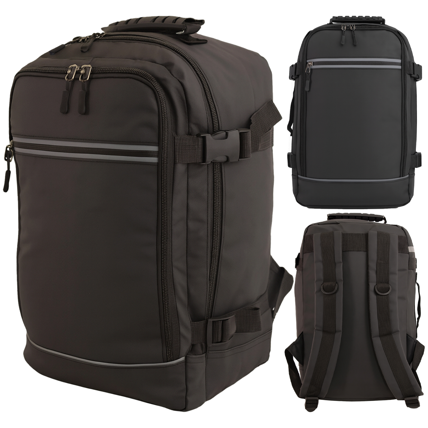 BP-R-T-120 BLACK RYANAIR UNDERSEAT CABIN-FRIENDLY RUCKSACK
