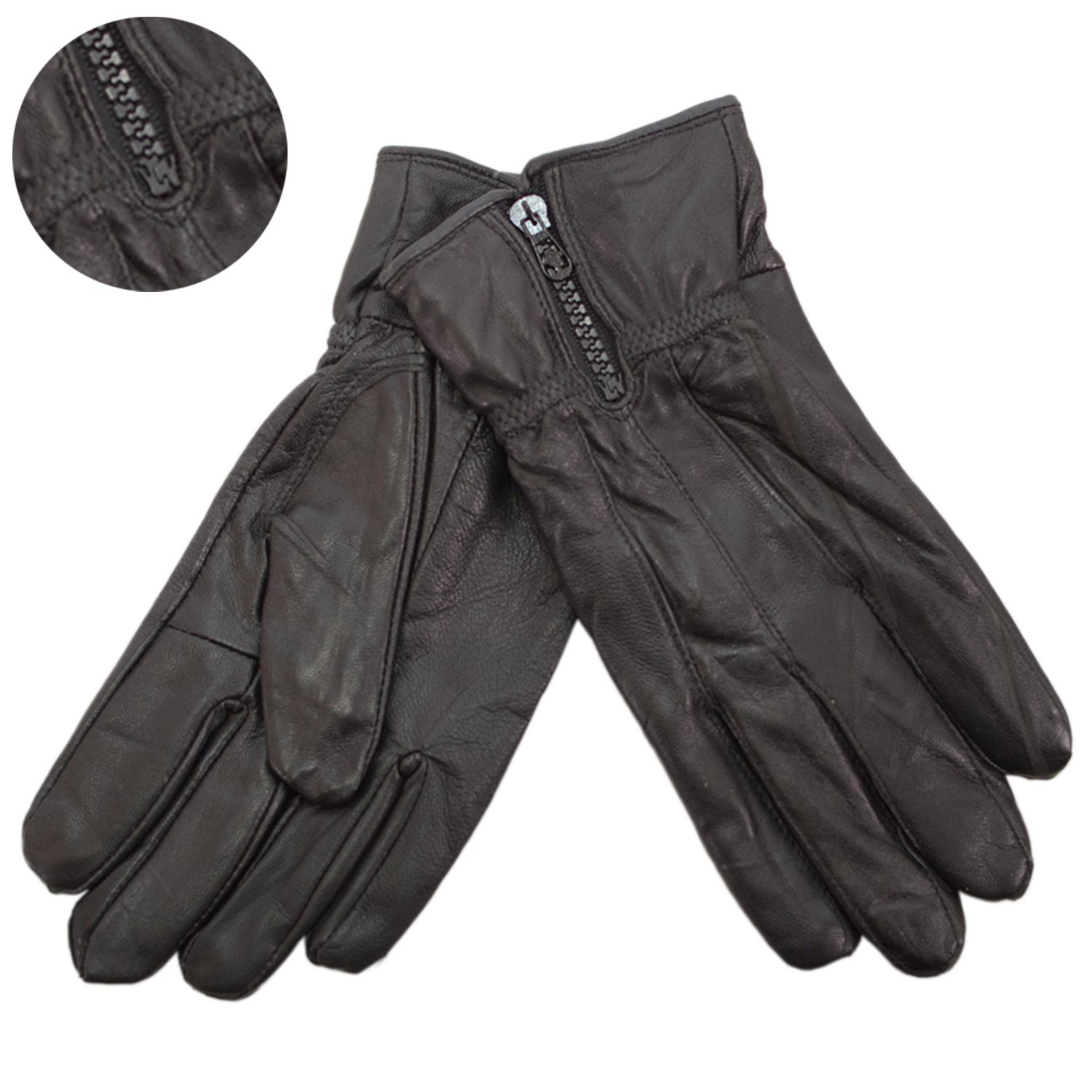 LG 010 EXTRA LARGE BLACK LEATHER GLOVES