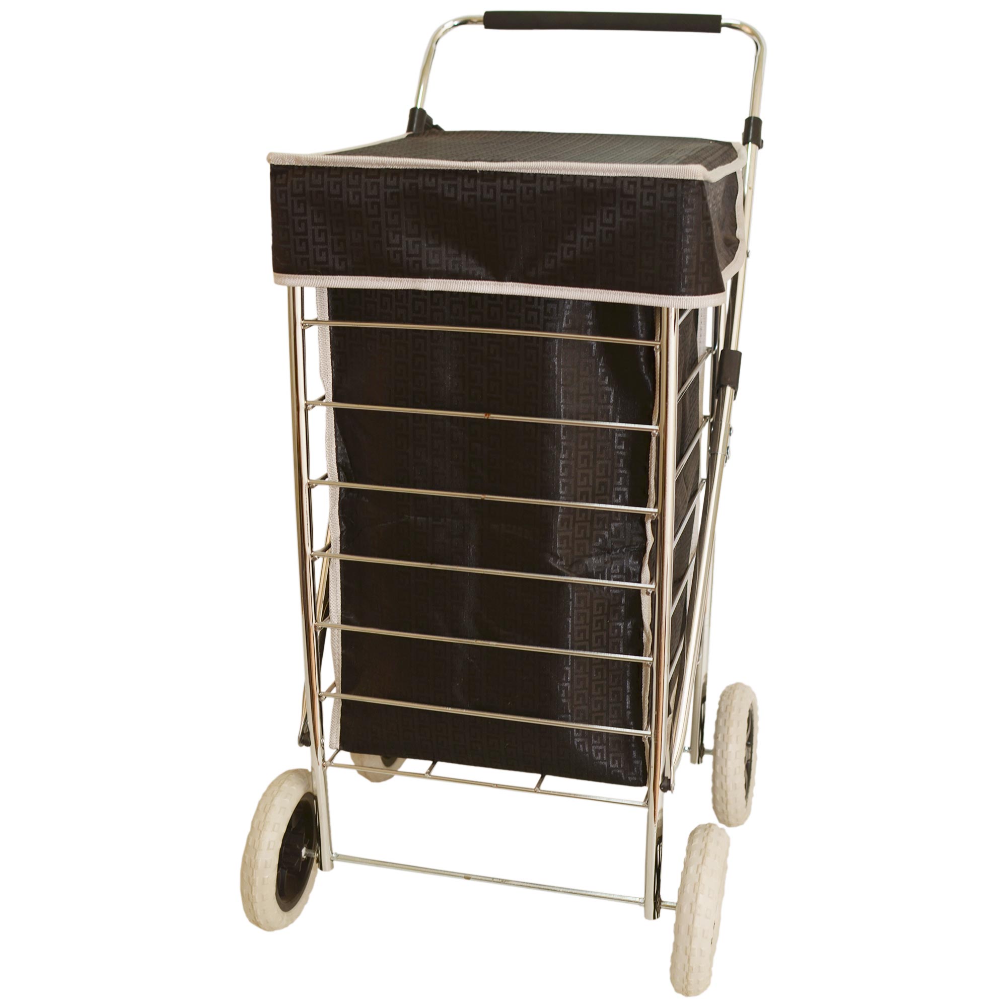 ST-FOUR-01 BLACK G PATTERN TROLLEY